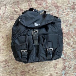 PRADA classics nylon backpack.
